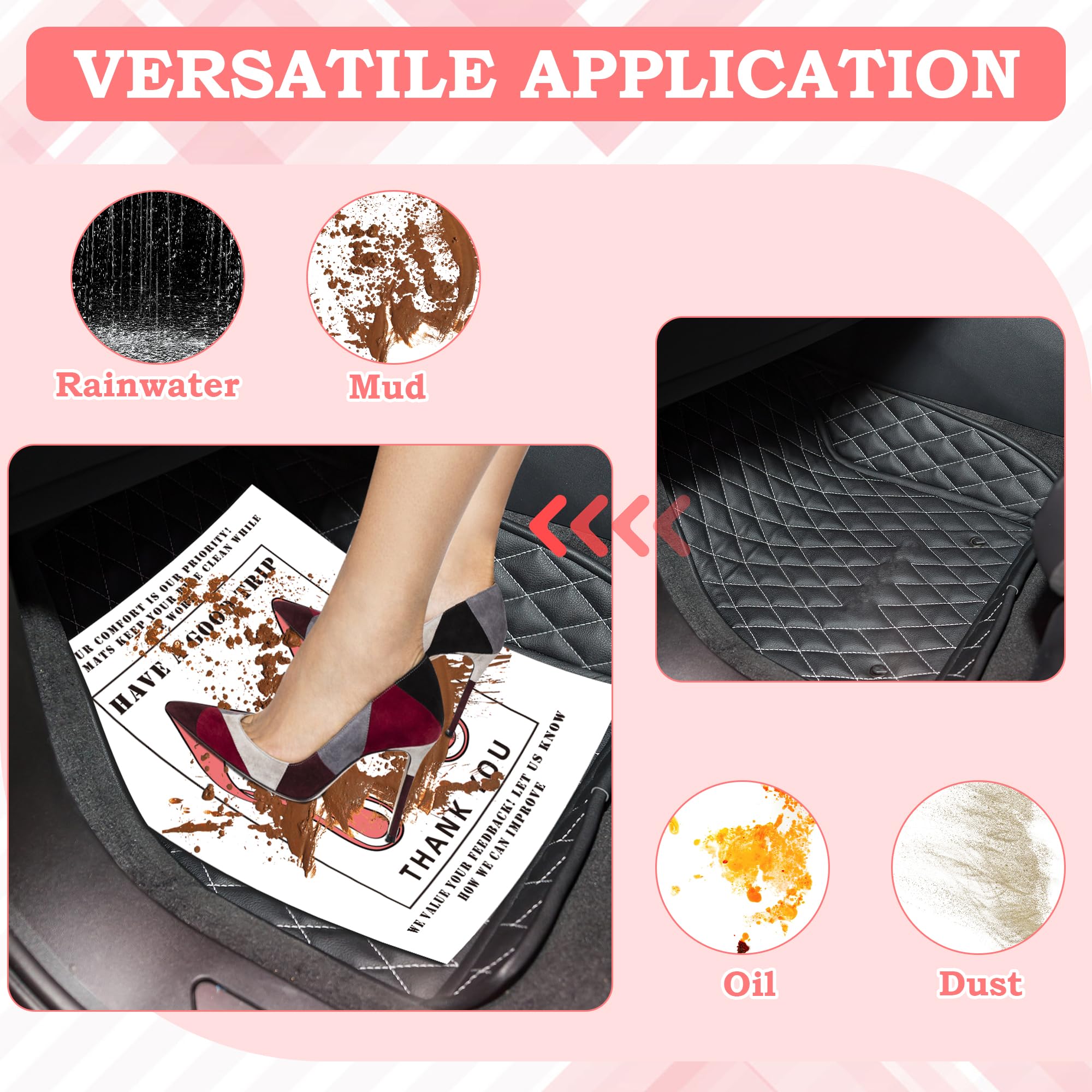 Windspeed 100P Upgrade Material Paper Floor Mats for Cars Disposable Floor Mats for Car Detailing Vehicles Disposable Pedal — view 7