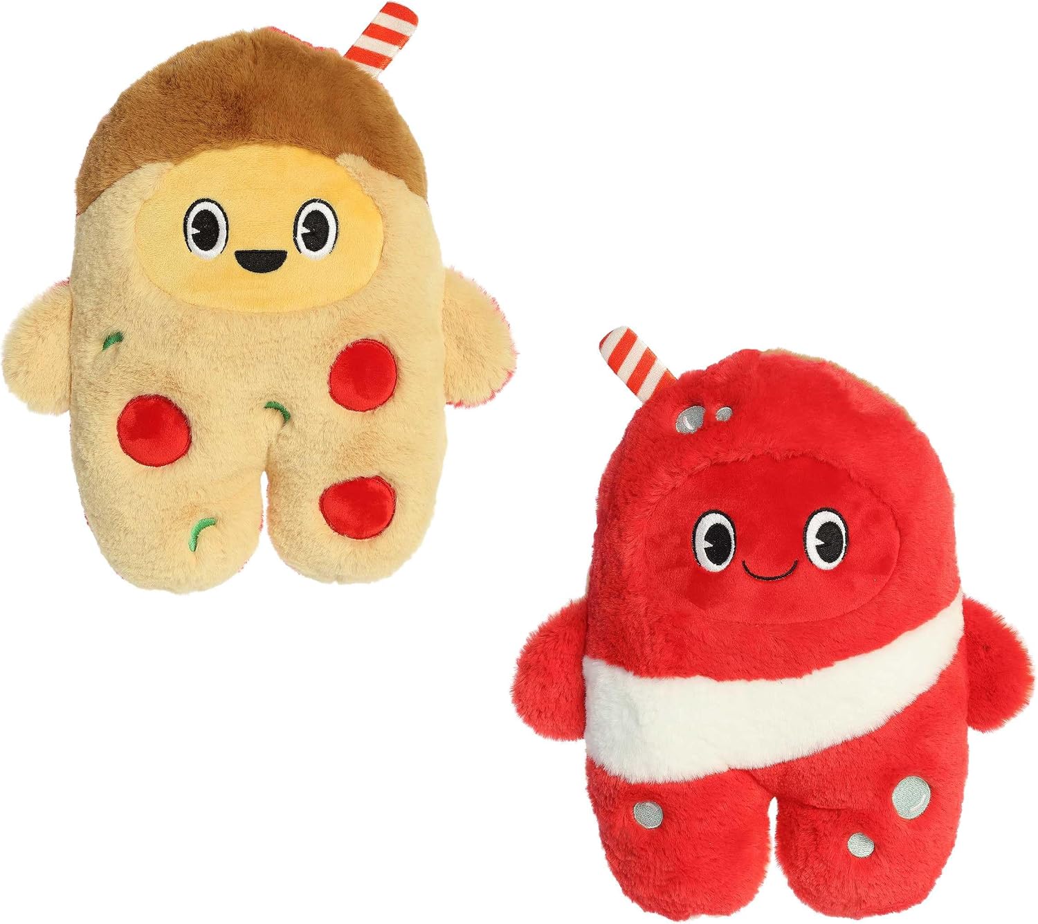 Aurora Flipovers 11" Pizza & Soda Interactive Stuffed Animal