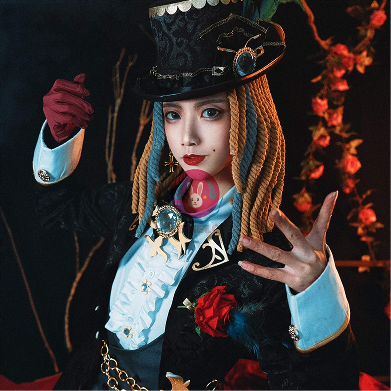 第五人格 バーメイド 決裁の酒 コスプレ 衣装 ウィッグ付き fkip.unmul