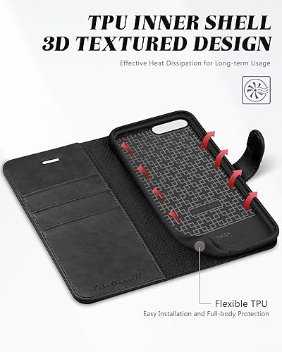 Miniatura 5 de TUCCH - Funda tipo cartera para iPhone 8 Plus