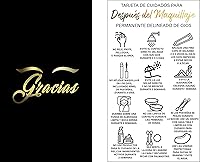 Vista 1 de BRAWNA 50 unidades Tarjeta De Cuidado Para Después Del Maquillaje Permanente Delineado De Ojos - Delineado De Ojos Español PMU Eyeliner Postcare