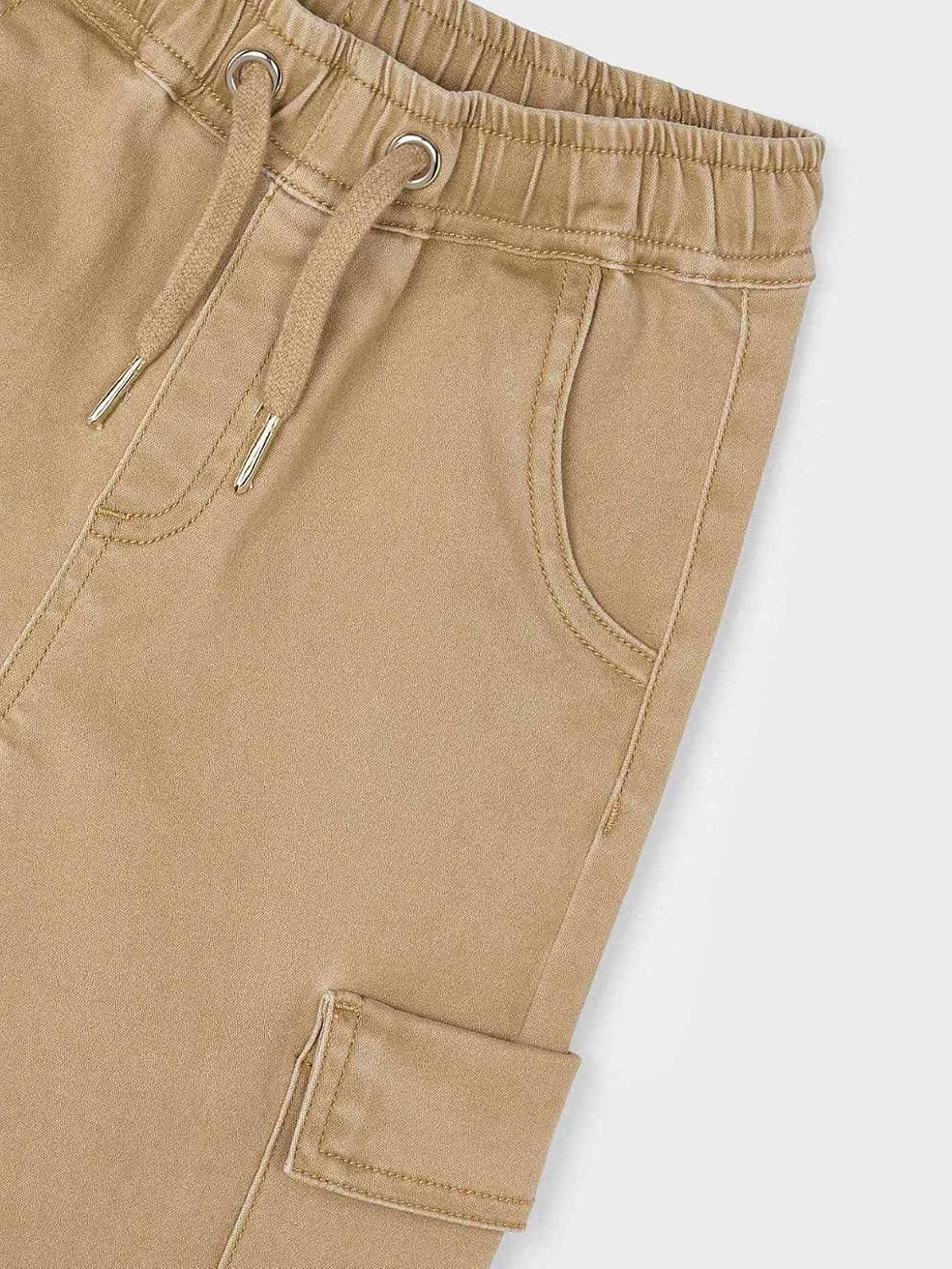 Mayoral Cargo Pants for Girls Camel