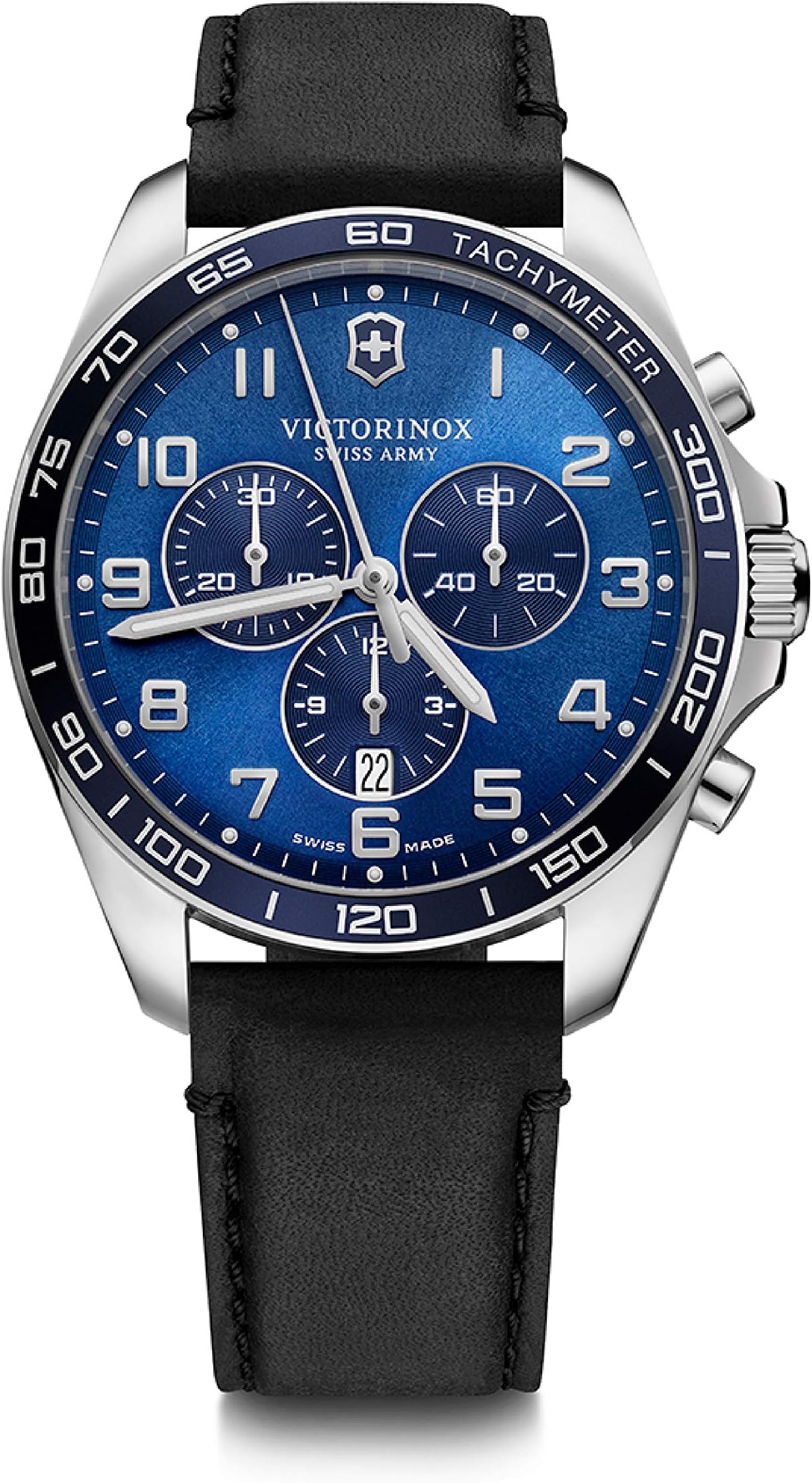 Victorinox FieldForce Chrono Orologio Uomo 42mm - Swiss Made, Quarzo, Vetro Zaffiro, Impermeabile 100m, Bracciale Acciaio