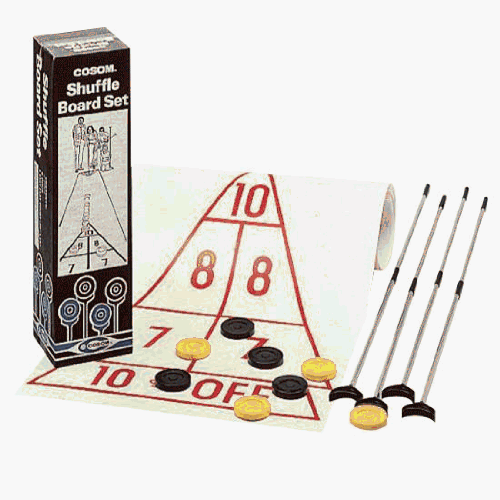 Aluminum Shuffleboard Set with Court