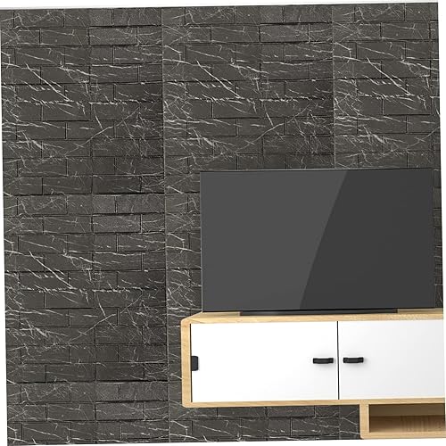 Miniatura 6 de Amosfun 2pcs Wallpaper Stickers Sticky Brick Foam Office