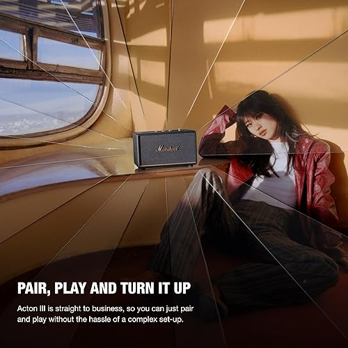 Miniatura 3 de Altavoz Marshall Acton III Bluetooth para el hogar, Negro