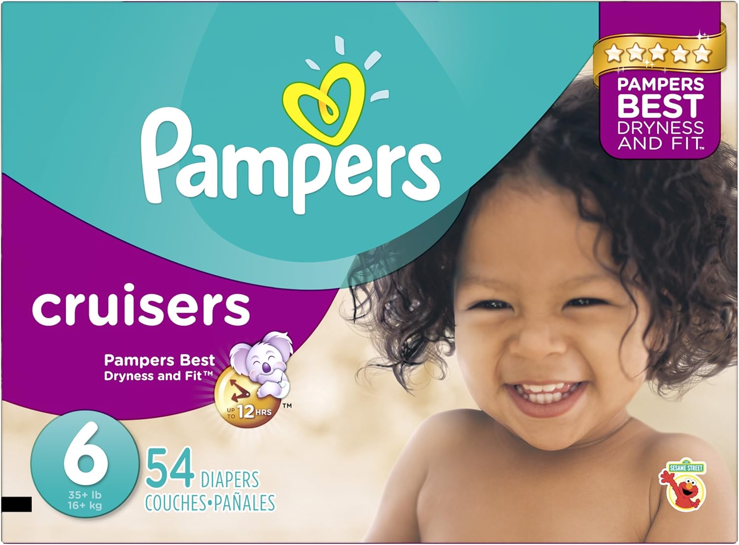 Pampers Cruisers Disposable Baby Diapers Size 6 (old version) Amazon