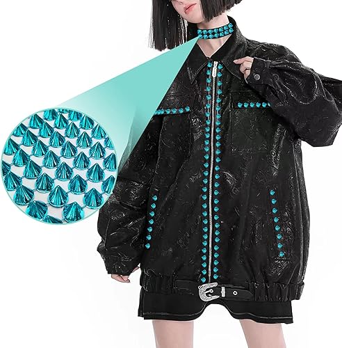 Miniatura 4 de Malla de plástico con parte trasera plana para coser de 0.5 yardas, para decoración de bodas, fiestas, disfraces, manualidades (0.5 yardas, azul