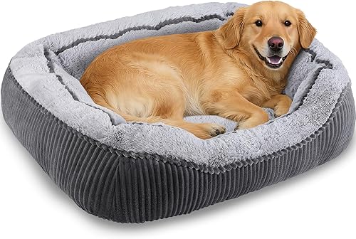 Miniatura 12 de SIWA MARY Camas para perros y gatos pequeños, medianos y grandes. Cama lavable para mascotas, sofá cama ortopédica para perros, diseño elegante de