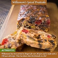 Vista 3 de Williamson's - Pastel de frutas con especias, pastel de frutas, recién hecho, aperitivo gourmet, regalo de comida con frutas finas y nueces