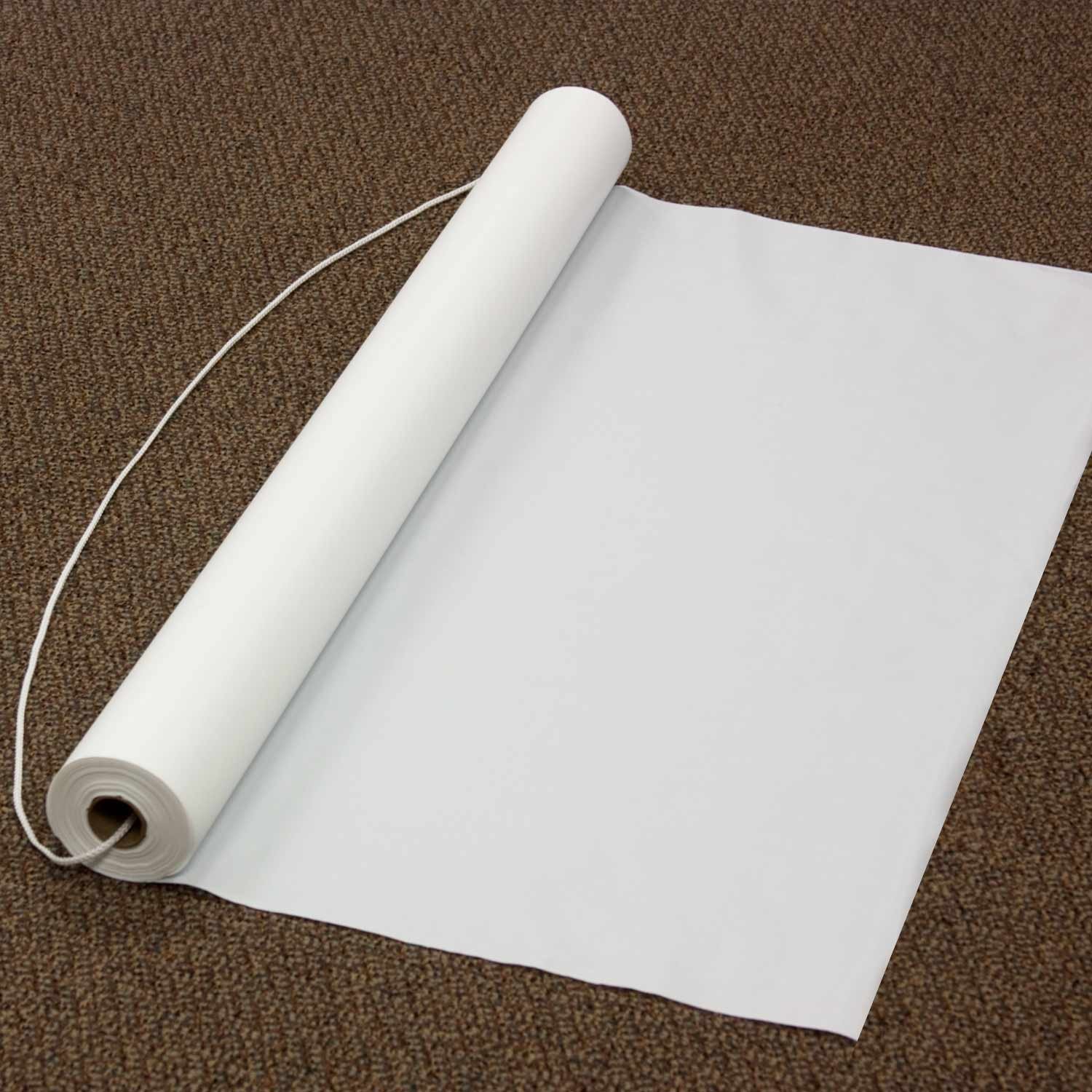 Party Essentials AR150-5 Plastic Aisle Runner, 150' Length x 36" Width, White (Case of 5)