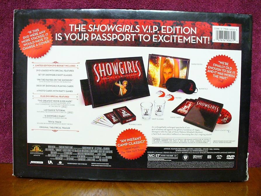 Amazon.co.jp: Showgirls (VIP Limited Edition) : DVD