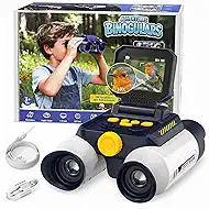 Nature Exploration Toys, 2.4" IPS Screen Digital Wildlife Camera with Night Vision & 10X Zoom, Kids Outdoor Play Equipment for Children Ages 4-8 8-12, Bird Watching Camping Gifts for Boy Girls