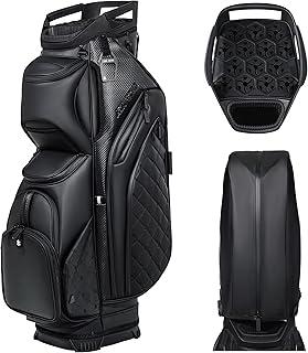 ASK ECHO Soundless Cart Golf Bag with 15 Way Full Length Dividers Golf SLC-130LE Cart Bag