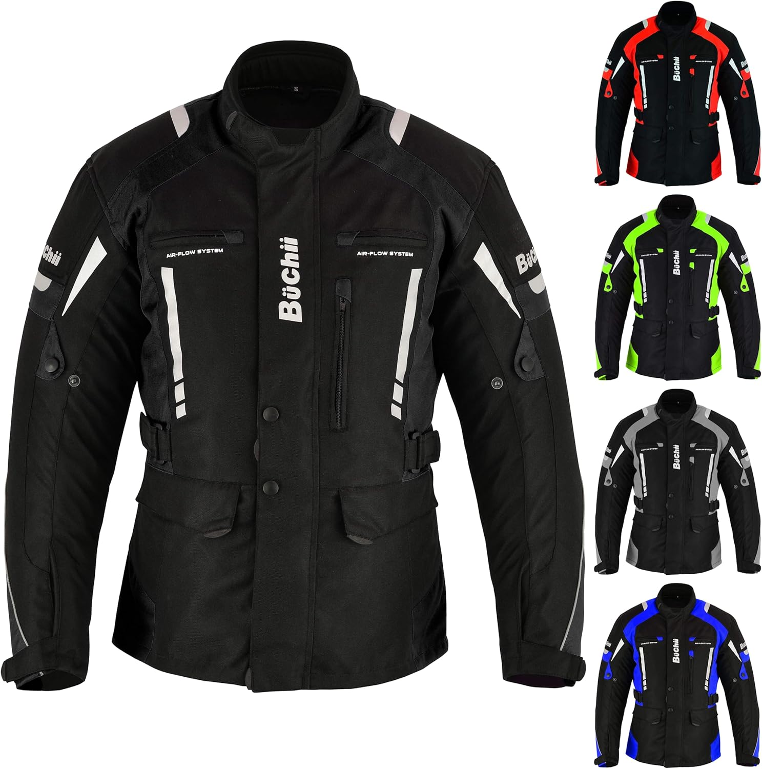 Sterling Sports All Black Motorbike Motorcycle Trousers Waterproof Black Textile Biker Armoured Ce Cordura Motocross Cargo Pocket Waterproof Textile Pants 32 Waist 32 Leg