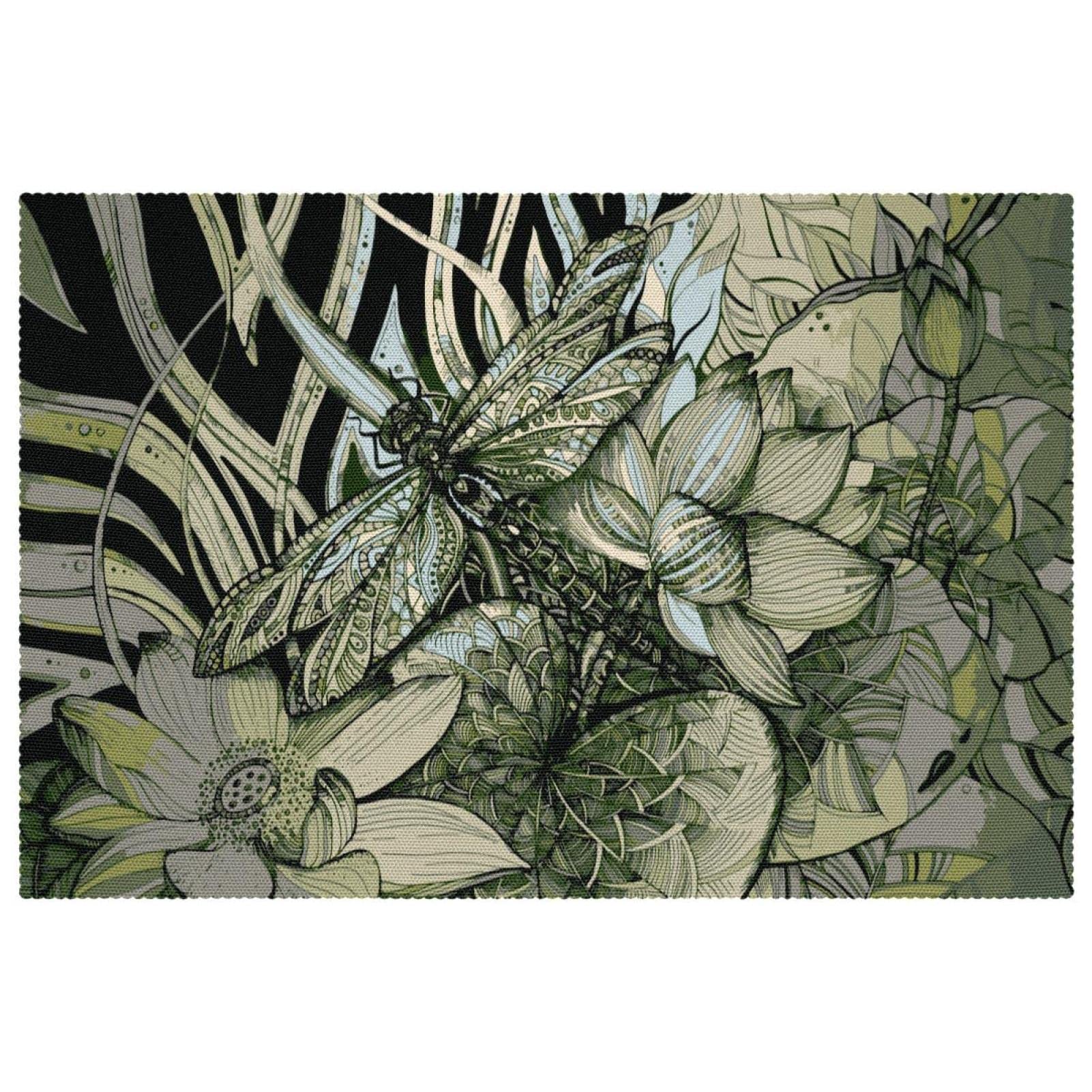 Set de table lotus vert pour sublimer vos dîners de famille