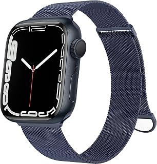 ORRLBB Ersatzarmband Kompatibel mit Apple Watch Armband 46mm 45mm 44mm 49mm Damen Herren, Einstellbar Magnetische Metall Armbänder für iWatch Series 11 10 9 8 7 6 5 4 3 SE Ultra 3 2 1