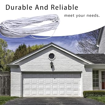 Replace 2 Conductor Sensor Wire - Universal Garage Door Wire. Fits for Garage Doors Opener Wires Control Station and Sensor,Thermostat Controls,Doorbell Wires, 22/2 AWG(100Feet)