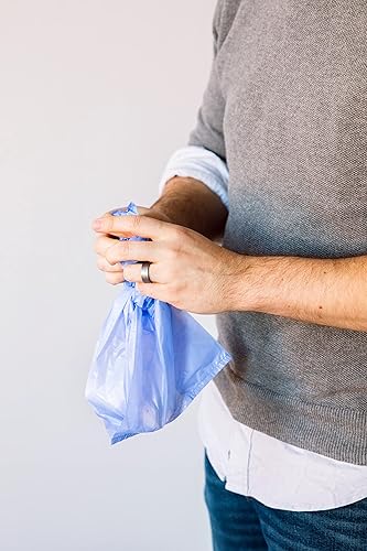Vista 12 de Ubbi Sacos de pañales desechables, con aroma a lavanda, pestañas fáciles de atar, eliminación de pañales o bolsas de desechos de mascotas, 200 200