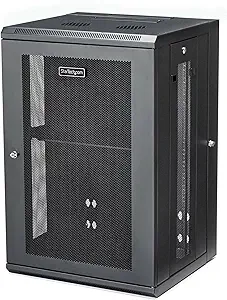 StarTech 4-Post 18U Wall Mount Network Cabinet with Shelf