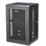 StarTech.com 4-Post 18U Wall Mount Network Cabinet w/ 1U Shelf, 19