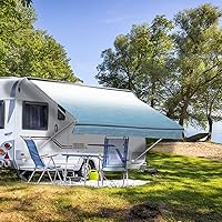 Vista 10 de Suncode - Toldo de repuesto para autocaravana, universal e impermeable, para exteriores, para cámper o casa rodante, vinilo prémium, 15 pies