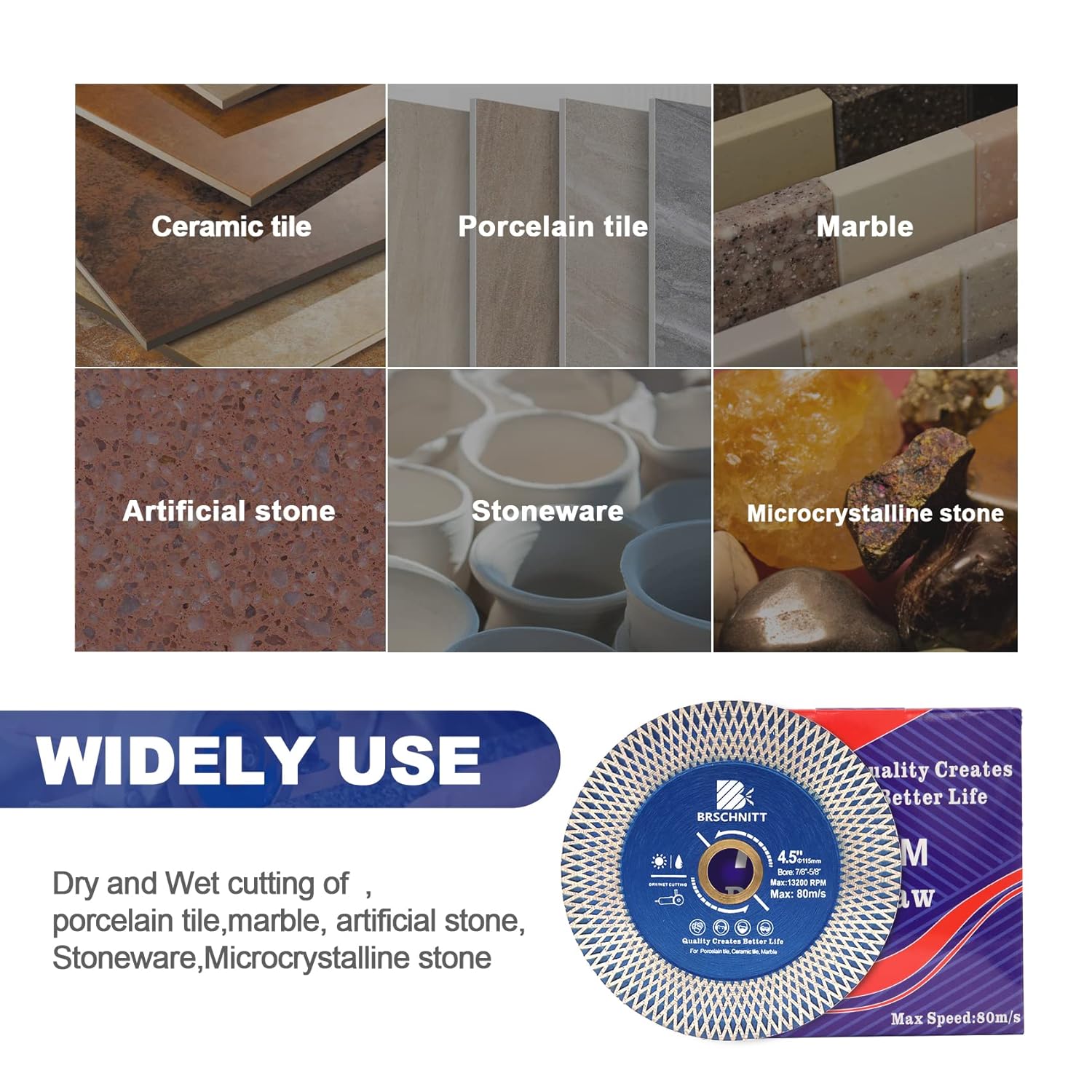 Diamond Core Drill Bit Set&Diamond Porcelain Tile Saw Blade