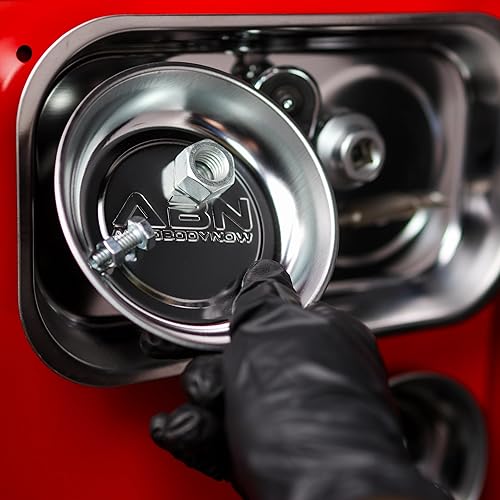 Miniatura 6 de ABN Bandejas magnéticas, paquete de 3  Bandeja magnética de metal mecánico, tornillo magnético de acero y cuencos de perno para herramientas, piezas