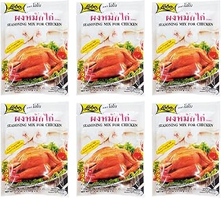 Lobo Thai Seasoning Mix for Chicken, (6 Pack, Total of 10.56 oz)