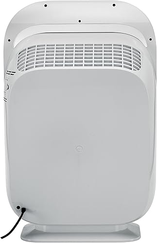 Miniatura 6 de GermGuardian Purificador de aire de alto rendimiento con filtro HEPA puro, temporizador, ionizador, elimina el 99.97% de los contaminantes,