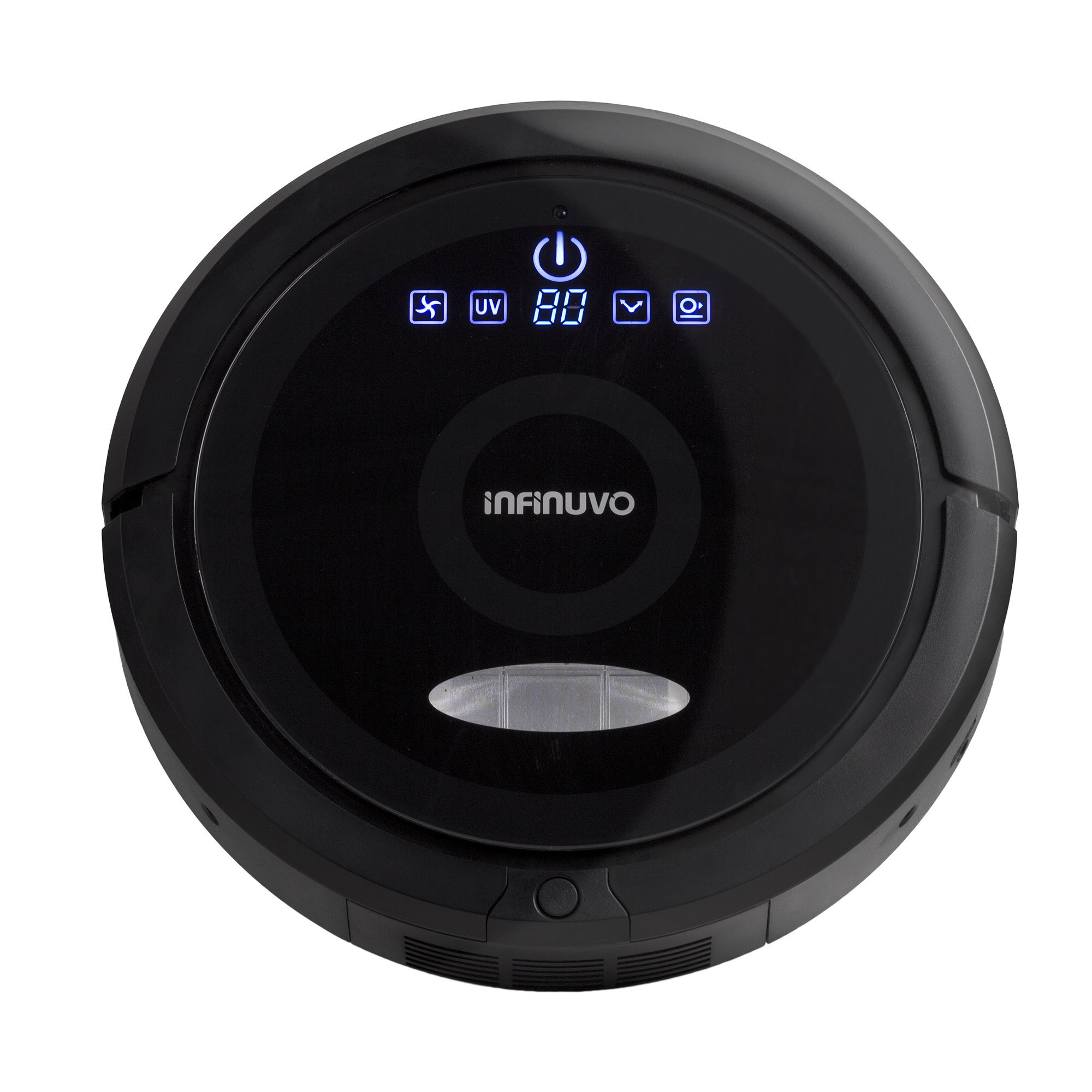 CleanMate QQ6 Intelligent Robotic Vacuum Cleaner with UV Sterilizing light, HEPA Filter, Charging Base, Scheduler, Virtual Blocker and Remote Control