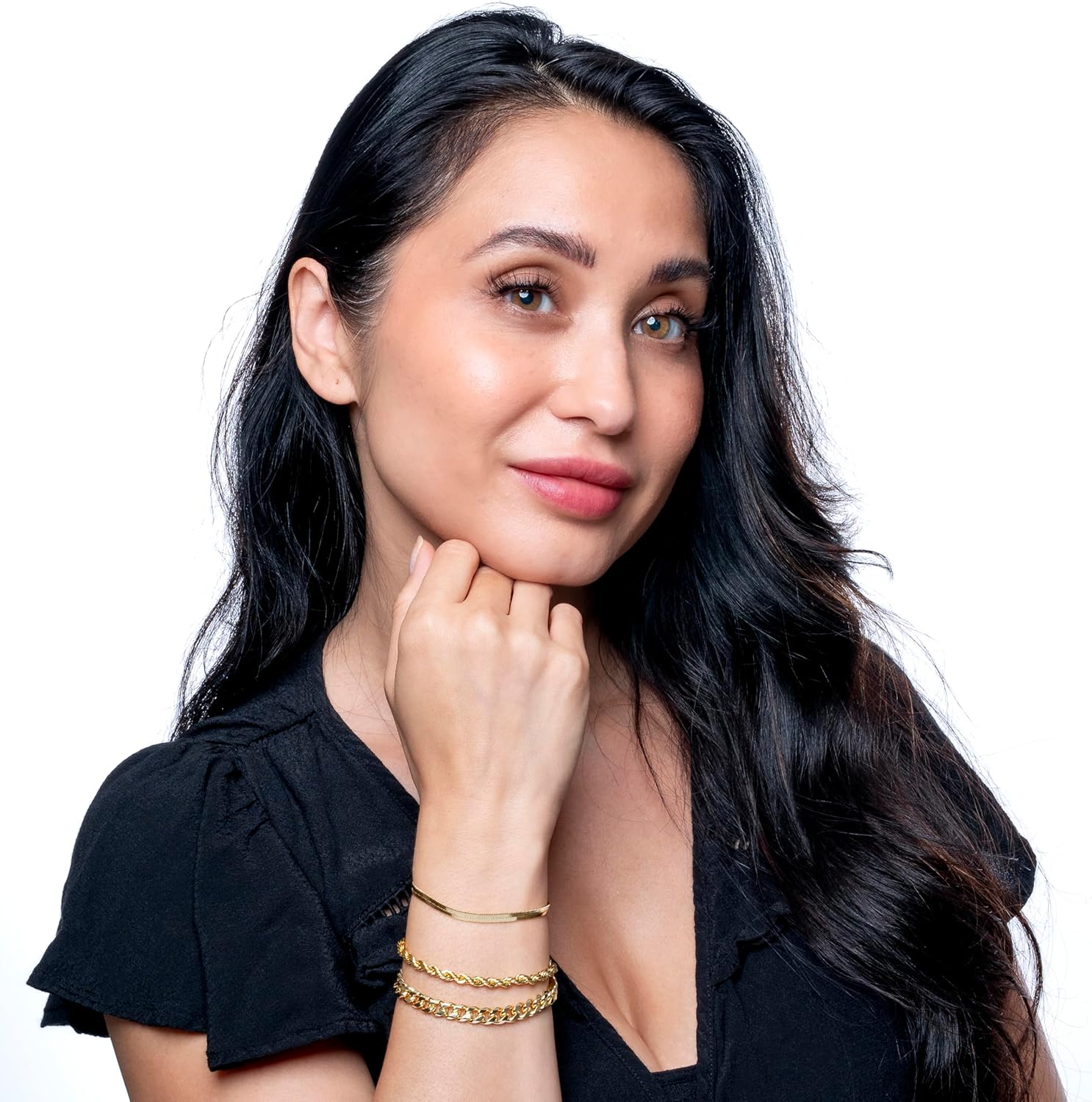 Amazon Essentials 14K Gold-Plated Bracelet Sets