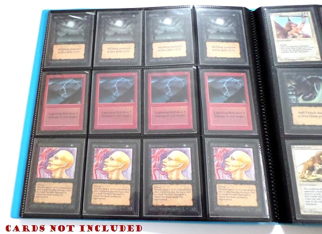 Foto 5 de 6 de docsmagic.de Pro-Player 12-Pocket Playset Album Light Blue - 480 Card Binder - MTG - PKM - YGO