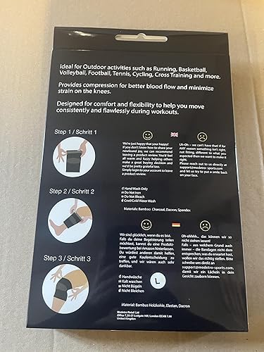 Miniatura 4 de Rodillera de compresión para hombres y mujeres, rodillera de compresión para corredor, levantamiento de pesas