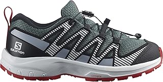 Kids XA Pro V8 Trail Running Shoes, Stormy Weather/Zen Blue/Goji Berry, 1 Little Kid