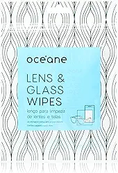 Lenço Limpeza para Lentes E Telas, Lens & Glasses Wipes 2 Go, 6 Un, Océane, Océane, Branco