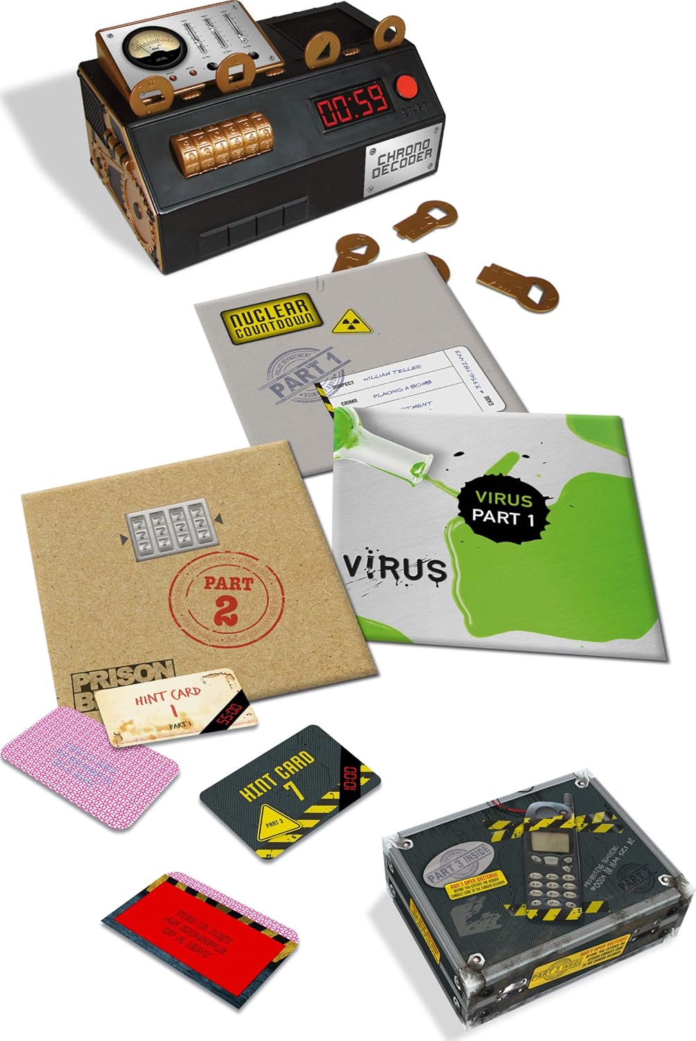 Escape Room The Game with 3 Thrilling Escape Rooms to Play, for Ages 16 and Up (Edition May Vary)