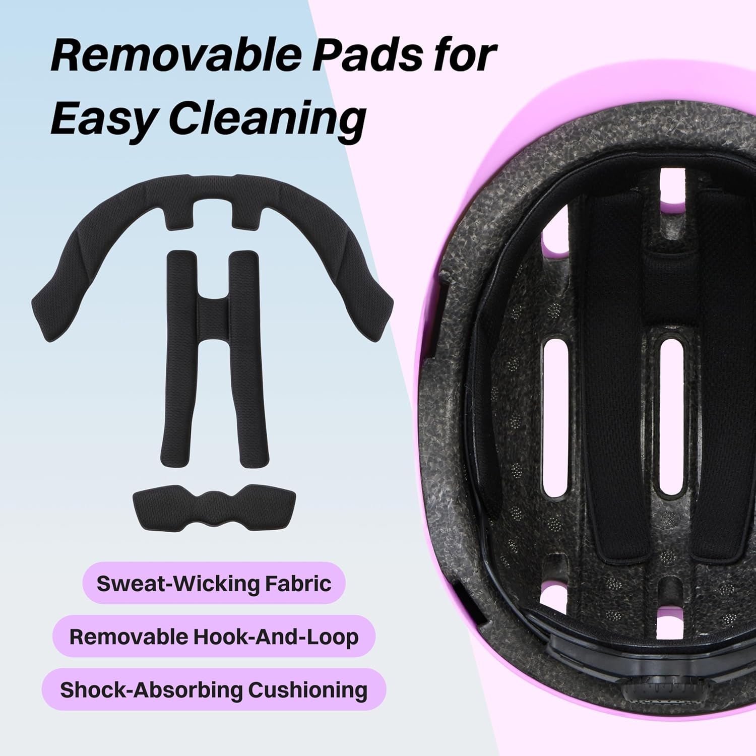 ZIFFY Kids/Toddler Bike Helmet, Adjustable, Lightweight, Safety Certified Scooter Helmet for Boys & Girls with Washable Inner Lining, 2 Sizes, 4 Colors – Fits Toddlers to Youth by Jova - Image 7