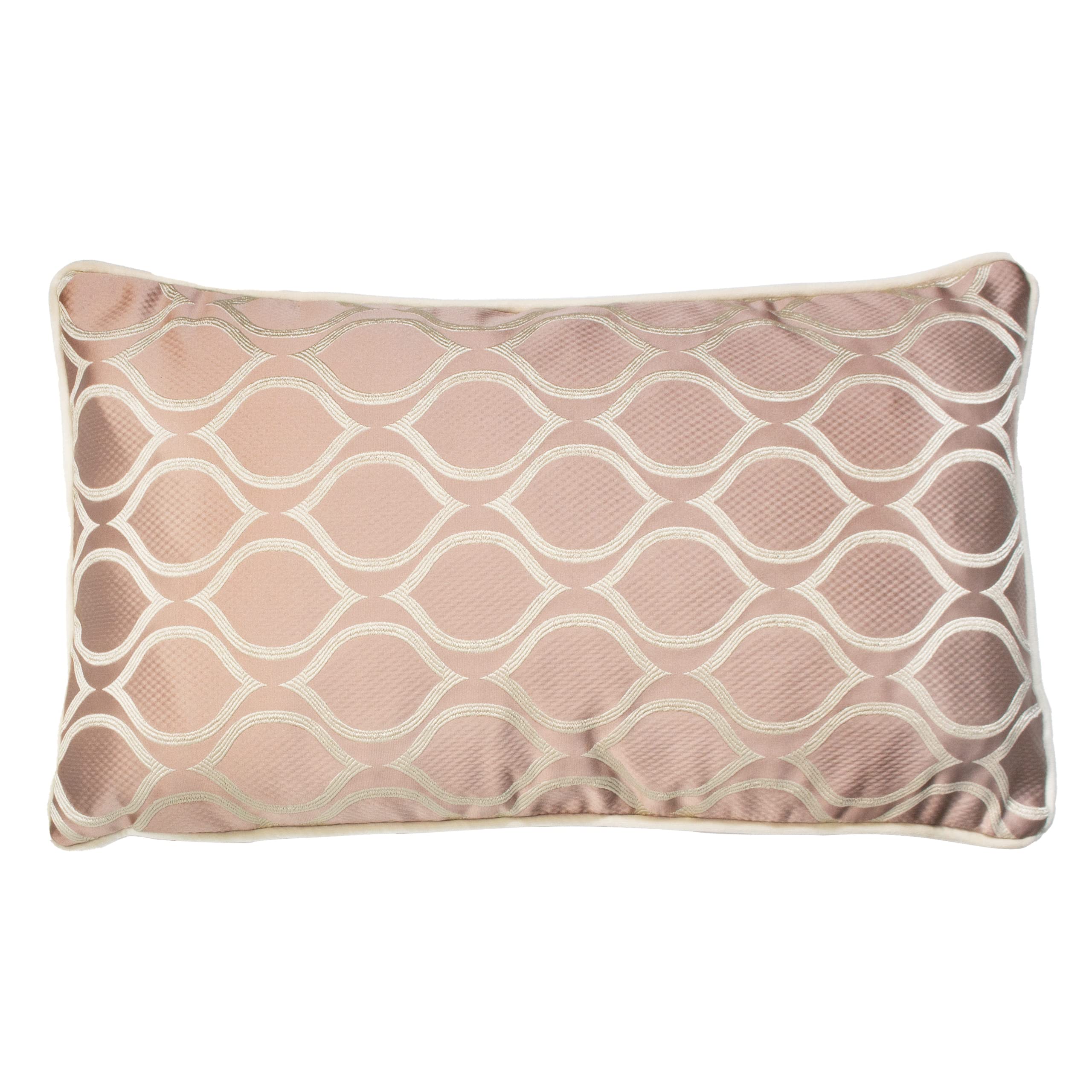 Prestigious Textiles Solitaire Feather Filled Cushion, Polyester, Rose