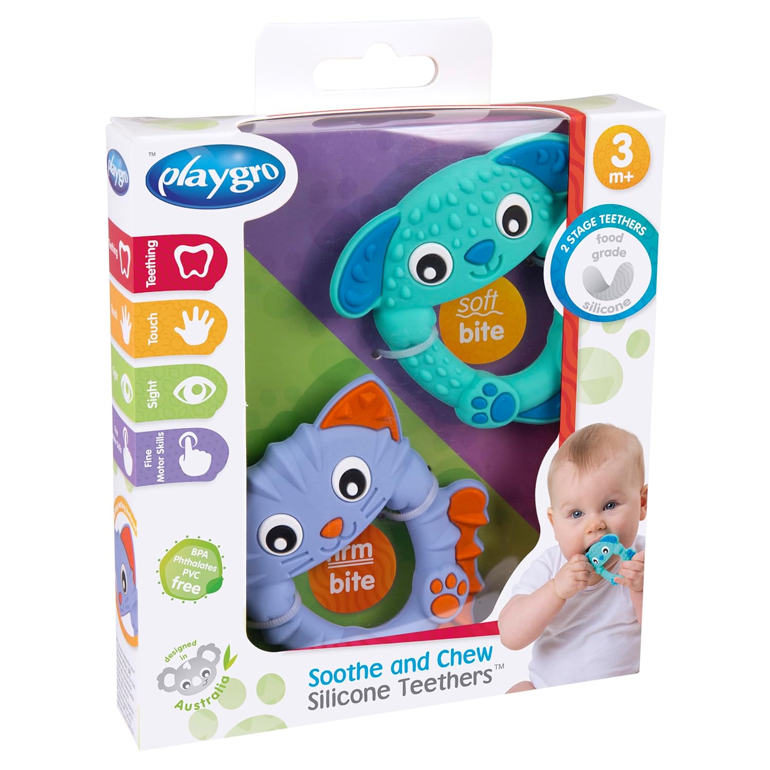 Playgro Soothe and Chew Silicone Teethers