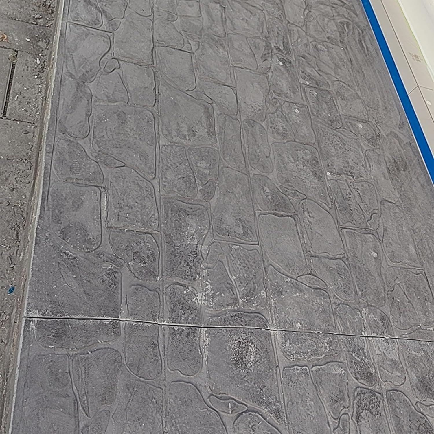 TIST Stone Brick Texture Concrete Texture Pad, Polyurethane Cement Stamping Mold, Used for Concrete Cover Layer and Stone Pattern Projects