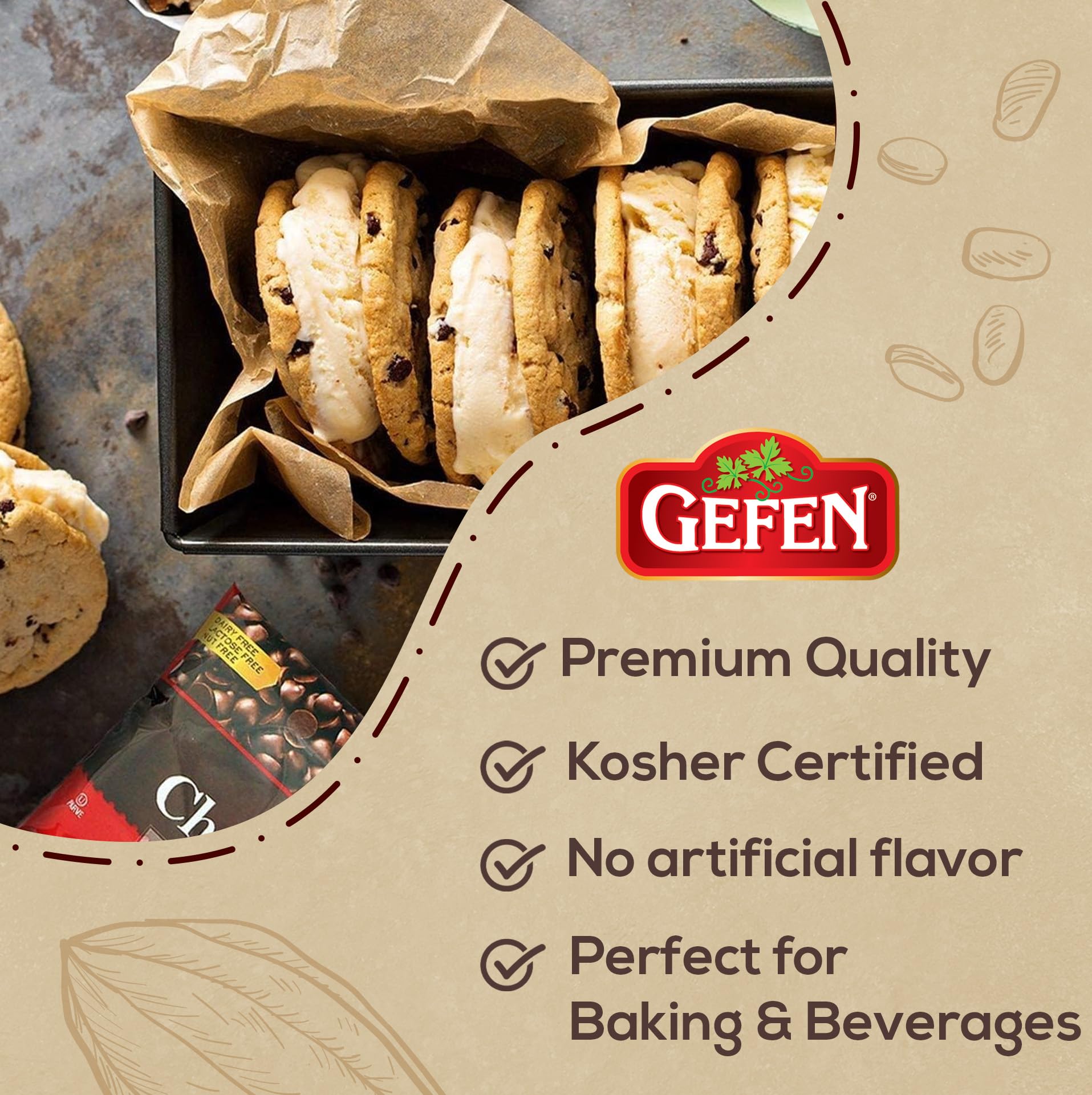 Amazon.com: Gefen Vegan Semi Sweet Real Dark Chocolate Chips