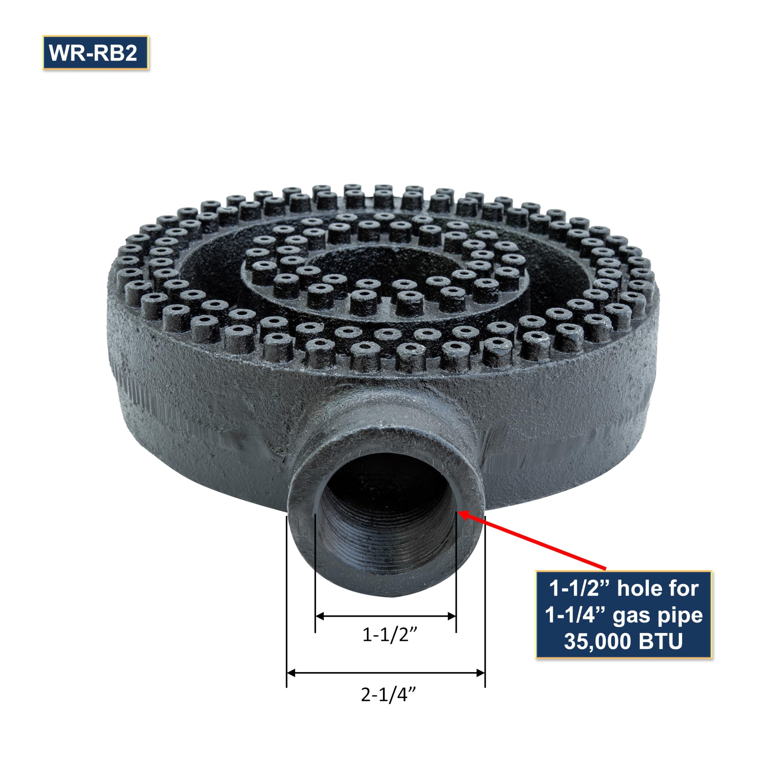 Burner （Out of Hand） Amazon.com: GSW WR-RB2 Two Rings Burner with 1-1/4” Air