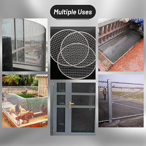 Miniatura 6 de 3 pantallas de malla de alambre de acero inoxidable aproximadamente 12 x 8 pulgadas agujero de 0039in malla 20 fácil de cortar malla de ventilación