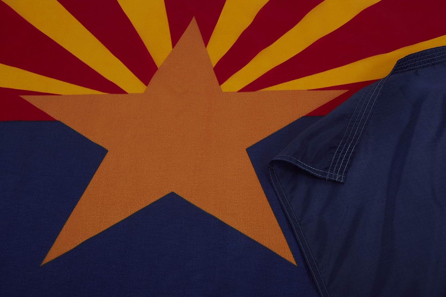 Allied Flag - 5' x 8' Outdoor Nylon Arizona State Flag - Made In USA - Vivid Color and Fade Resistant - Reinforced Hem and Brass Grommets