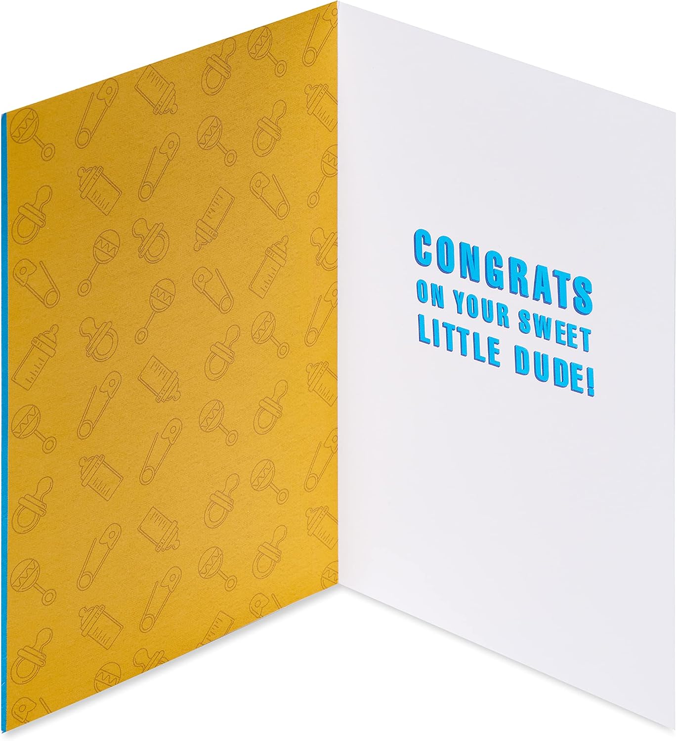 American Greetings Funny Baby Boy Card (Sweet Little Dude)