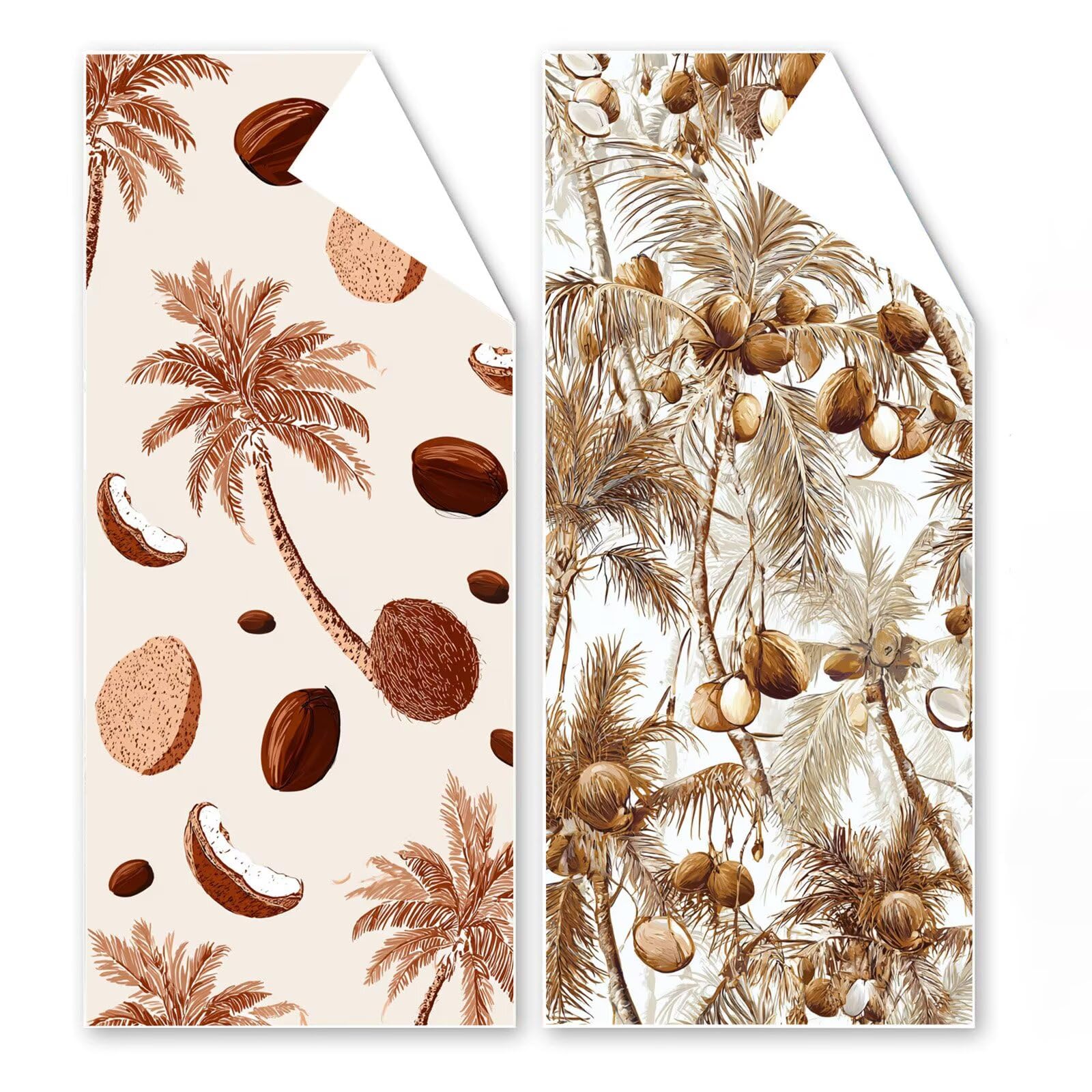 Toalla de Playa Microfibra 90x200 cm Toallas Baño Grandes, Toalla Playa Sin Arena, Absorbente Ligera Secado Rápido Toalla Gimnasio, con Bolsa para Yoga Viajes Gimnasio y Deportes( Plantas Té) G1-1190
