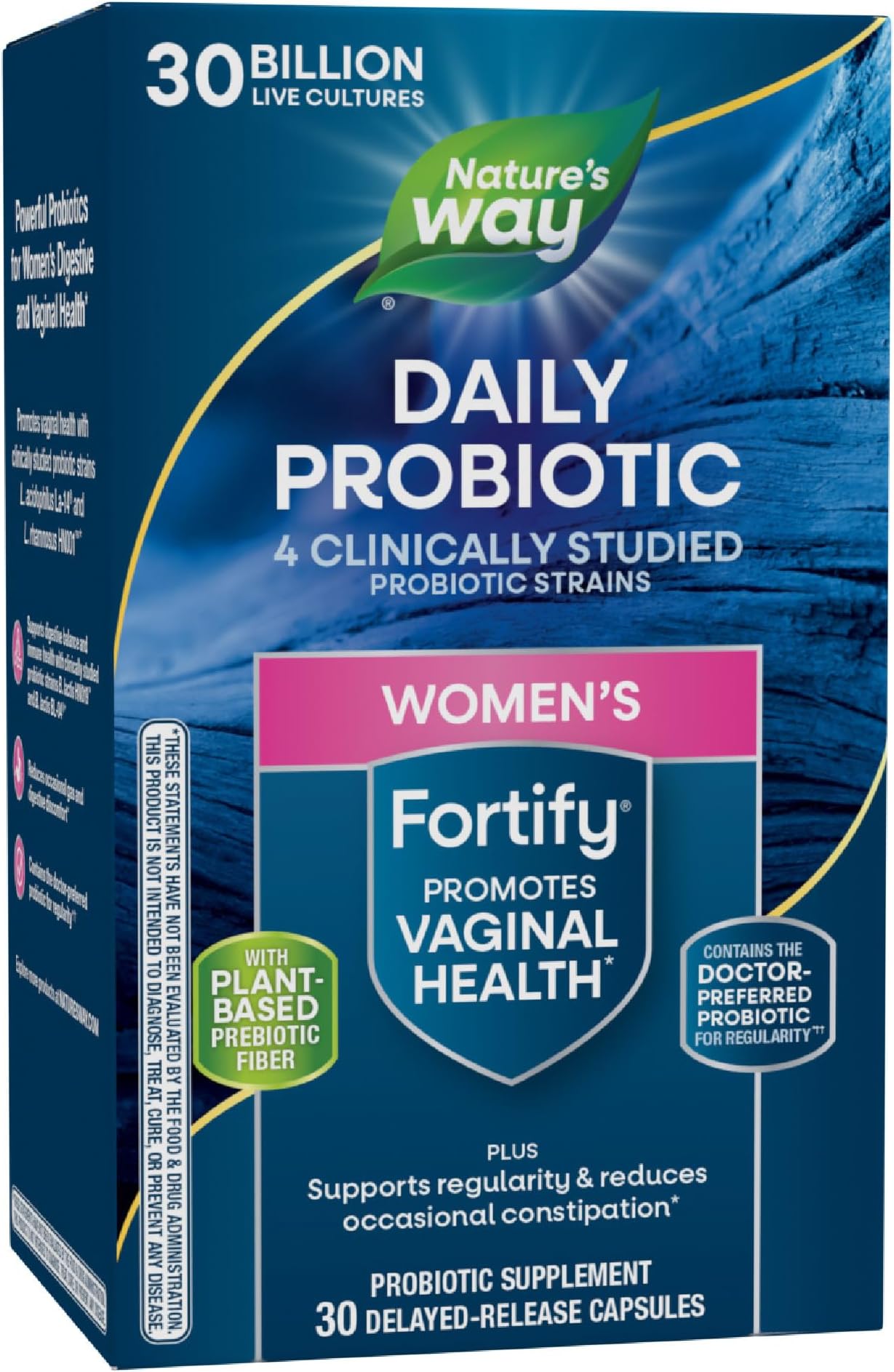 Primadophilus Fortify Women's Probiotic 30 Billion Capsules, 30 Count