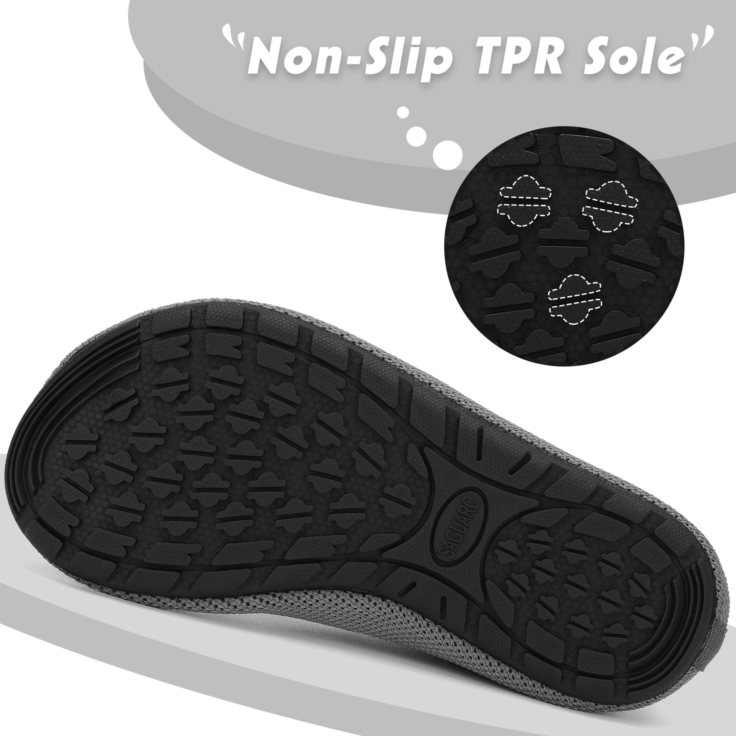 SAGUARO Zapatillas de Estar por Casa Niños Antideslizantes de Punto Ligeras GR.18-37
