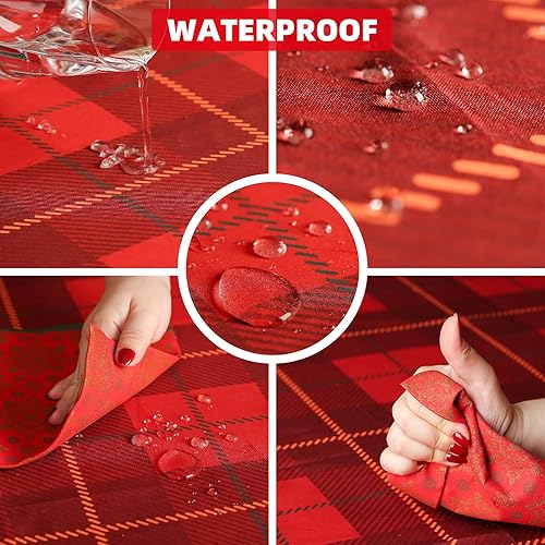 Miniatura 5 de Mantel del Día de San Patricio con trébol irlandés verde, 60 x 84 pulgadas, rectangular, impermeable, decorativo, impreso, para cocina, uso en